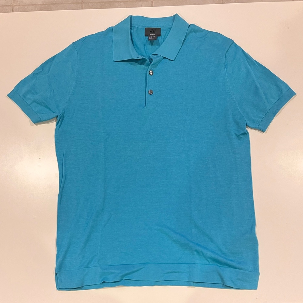 H&M Silk Blend Polo